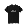 YETI Premium Logo Badge Short Sleeve T-Shirt Black Black/Grey