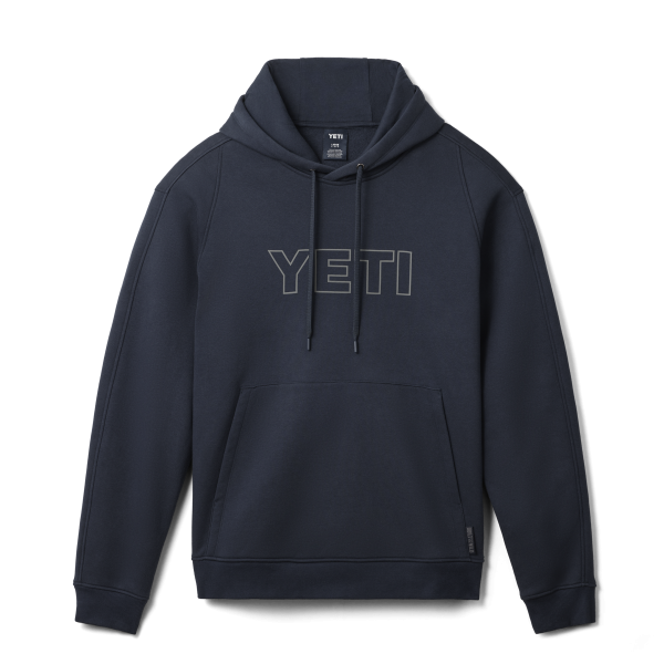 YETI® Logo Built for the Wild Fleece Hoodie Navy