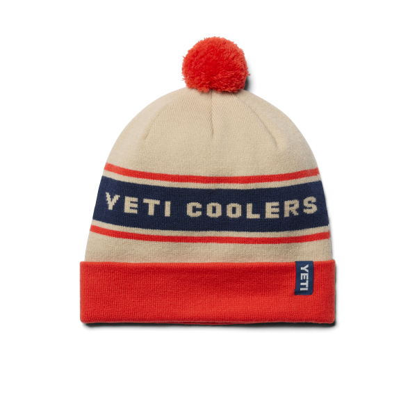 YETI YETI® POM Beanie White/Orange