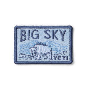 YETI Collectors Patches Big Sky Mountain Blue