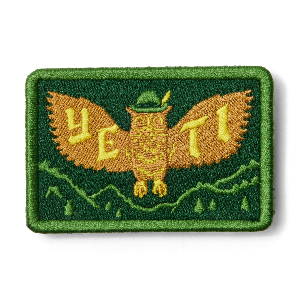 Collectors Patches Forest Owl Patch Green