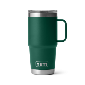 YETI Rambler® 20 oz (591 ml) Travel Mug Black Forest Green