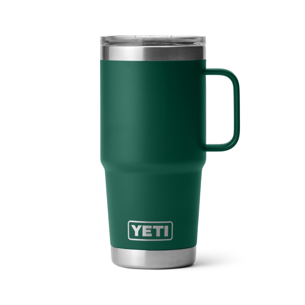 YETI Rambler® 20 oz (591 ml) Travel Mug Black Forest Green