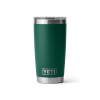 YETI Rambler® 20 oz (591 ml) Tumbler Black Forest Green