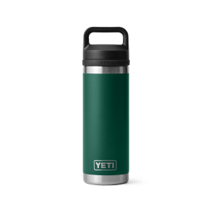 YETI Rambler® 18 oz (532 ml) Bottle With Chug Cap Black Forest Green