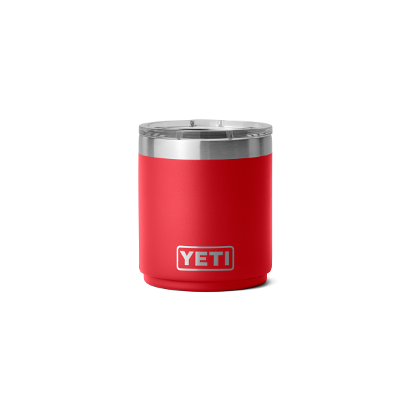 Rambler® 10 oz Stackable Lowball with Magslider™ lid Rescue Red