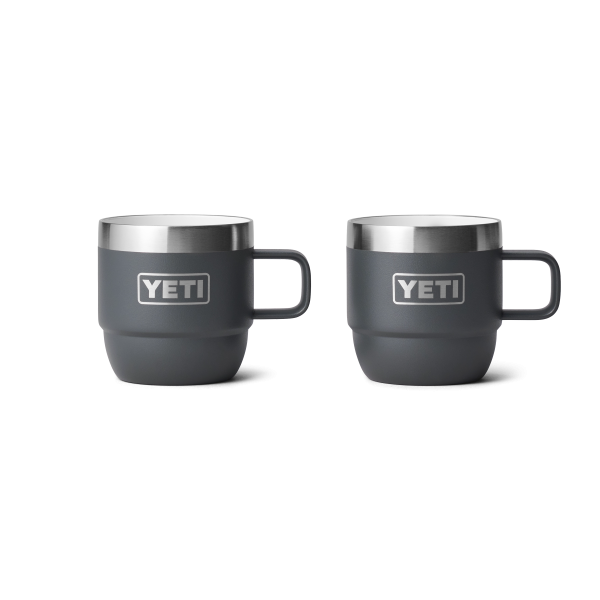 YETI Rambler® 6 oz (177 ml) Stackable Mugs Charcoal