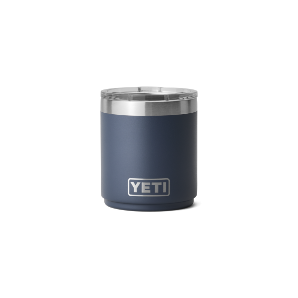 Rambler® 10 oz Stackable Lowball with Magslider™ lid Navy
