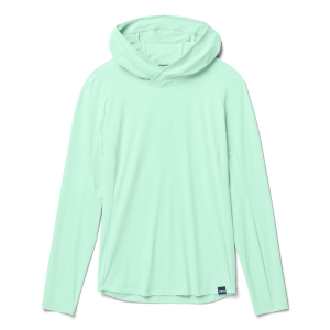 YETI Men's Hooded Ultra Lightweight Sunshirt Ice Blue