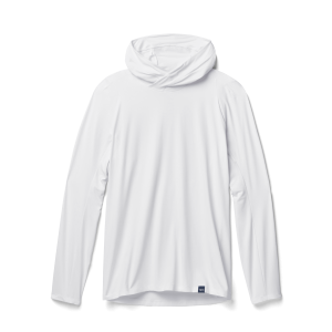 YETI Men's Hooded Ultra Lightweight Sunshirt White