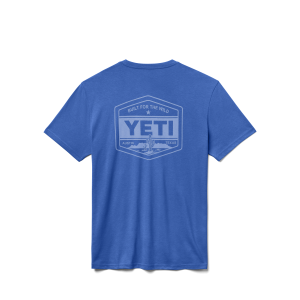 YETI Built For The Wild Short Sleeve T-Shirt Cobalt