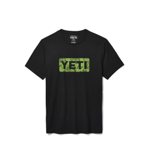 Floral Logo Badge Short Sleeve T-Shirt Black