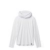 YETI Women's Hooded Ultra Lighweight Sunshirt White