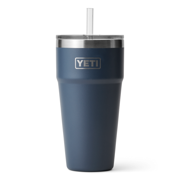 YETI Rambler® 26 oz (769ml) Straw Stackable Cup Navy
