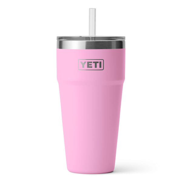 YETI Rambler® 26 oz (769ml) Straw Stackable Cup Power Pink