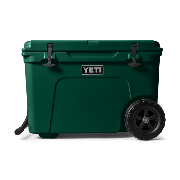 YETI Tundra Haul® Wheeled Hard Cooler Black Forest Green