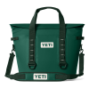 YETI Hopper® M30 Tote Soft Cooler Black Forest Green