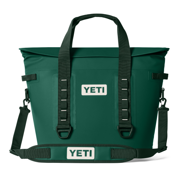 YETI Hopper® M30 Tote Soft Cooler Black Forest Green