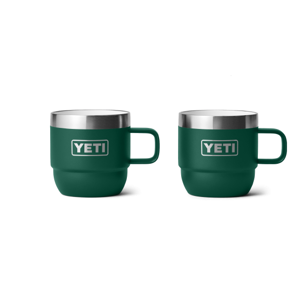YETI Rambler® 6 oz (177 ml) Stackable Mugs Black Forest Green