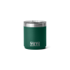 Rambler® 10 oz Stackable Lowball with Magslider™ lid Black Forest Green