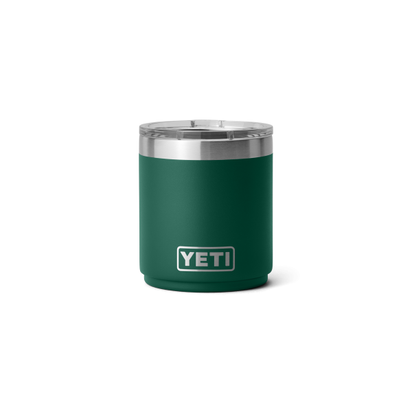 Rambler® 10 oz Stackable Lowball with Magslider™ lid Black Forest Green