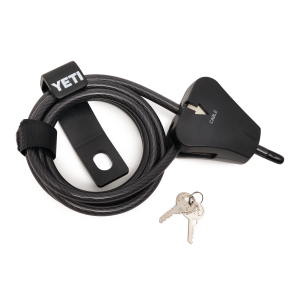 YETI Security Cable Lock and Bracket Black