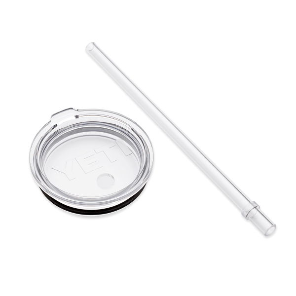 Rambler® Medium Straw Lid Clear