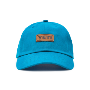 Leather Logo Badge Soft Crown Hat Aquifer Blue Aquifer Blue