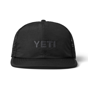 YETI Logo Performance Hat Black Black