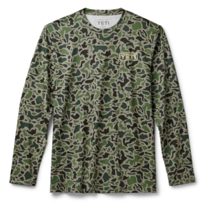 YETI Duck Camo Long Sleeve Sunshirt Green