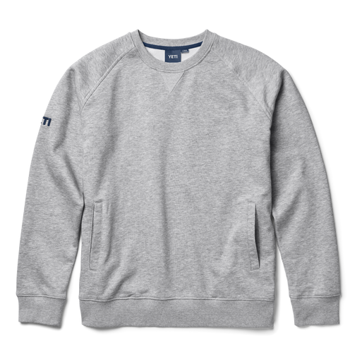 Brushed Fleece Crewneck Pullover Grey Grey