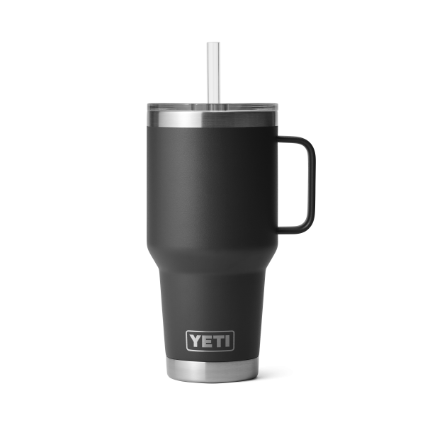 Rambler® 35 oz (1L) Straw Mug Black