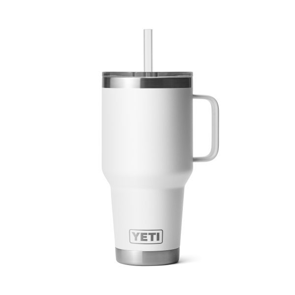 Rambler® 35 oz (1L) Straw Mug White